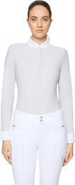 Samshield Turniershirt Damen Olivia HW 2026 Longsleeve Moonlight mit Swarovski-Kristallen Größe M – Bild 1 von 1