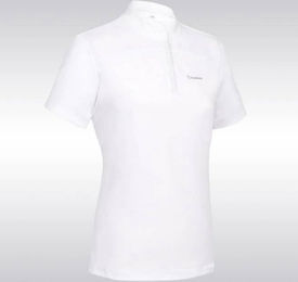Samshield Turniershirt Jeanne Damen Kurzarm Weiß Größe L – Bild 1 von 1