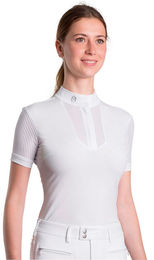 Produktbild von Samshield Turniershirt SA Apolline Kurzarm Damen Weiß Transparent