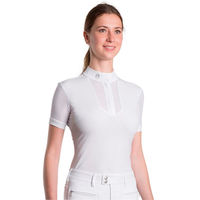 Produktbild von Samshield Turniershirt SA Apolline Kurzarm Damen Weiß Transparent