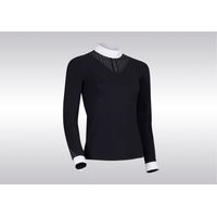 Produktbild von Samshield Turniershirt SA Beatrice Damen Reitshirt Langarm Schwarz
