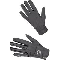 Produktbild von Samshield V-Skin Hunter Reithandschuhe aus Leder Unisex wasserabweisend Schwarz Grau Größe 10,5