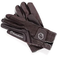 Produktbild von Samshield V-Skin Reithandschuhe aus Kunstleder Unisex Braun Taille 6