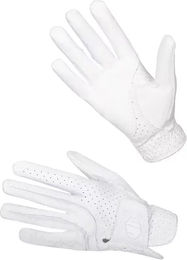 Produktbild von Samshield V-Skin Reithandschuhe aus Kunstleder Unisex Weiß Taille 7,5