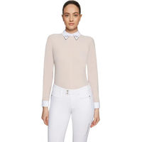 Produktbild von Samshield Vita Turnierpolo Damen mit langen Ärmeln Rosa Größe L