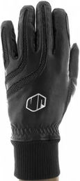 Produktbild von Samshield W-Skin Winter Reithandschuhe aus Leder für Damen und Herren Schwarz Taille 9,5 wasserabweisend