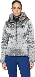 Samshield Winterjacke Damen Shella Pufferjacke Silber Größe S mit Sorona Füllung – Bild 1 von 1