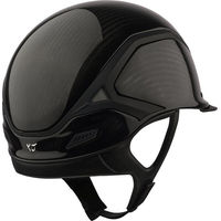 Produktbild von Samshield XJ Dark Line Glossy Reithelm aus Carbon in Schwarz Größe M