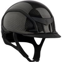 Produktbild von Samshield XJ Dark Line Glossy Reithelm Schwarz Größe L 57-61