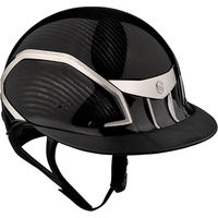 Produktbild von Samshield XJ Miss Shield Carbon Chrome Reithelm mit Liner Schwarz Größe 56 S