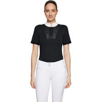 Produktbild von Samshield Zoe Turnierpolo Damen Schwarz Baumwolle 2XS