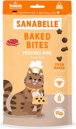 Sanabelle Baked Bites Hundeleckerli Frisches Rind Adult 7 x 55 g – Bild 1 von 2