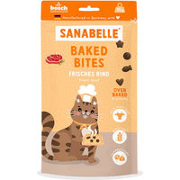 Produktbild von Sanabelle Baked Bites Hundeleckerli Frisches Rind Adult 7 x 55 g