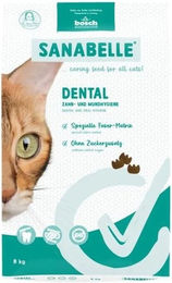 Sanabelle Care Dental Trockenfutter für Katzen Adult Geflügel Zuckerfrei 8 kg - 8 kg – Bild 1 von 4