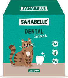 Sanabelle Dental Snack für Katzen 25 x 20 g – Bild 1 von 1