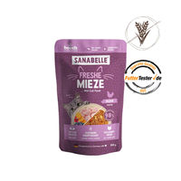 Produktbild von Sanabelle Freshe Mieze Katzen Nassfutter Huhn Adult Getreidefrei mit hohem Fleischanteil 10 x 100 g