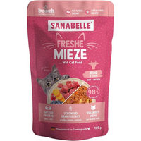 Produktbild von Sanabelle Freshe Mieze Katzenfutter Adult Rind & Huhn Getreidefrei 10 x 100 g
