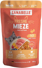 Sanabelle Freshe Mieze Katzenpastete Pute und Huhn getreidefrei 10x100 g – Bild 1 von 1