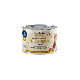 Produktbild von Sanabelle Getreidefreies Nassfutter für erwachsene Katzen mit Ente und Huhn 6x195g