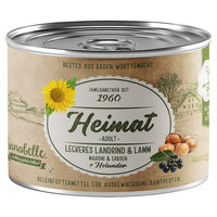 Produktbild von Sanabelle Heimat Hund Nassfutter Adult Landrind und Lamm Stückchen in Sauce getreidefrei 12x200g - 12 x 200 g
