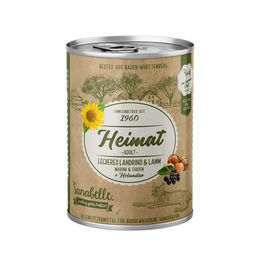 Sanabelle Heimat Hund Nassfutter Adult Rind und Lamm Stückchen in Sauce getreidefrei 12x400g - 12 x 400 g – Bild 1 von 2