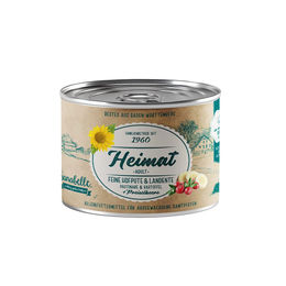 Produktbild von Sanabelle Heimat Hundefutter Adult feine Hofpute und Landente 12x200g