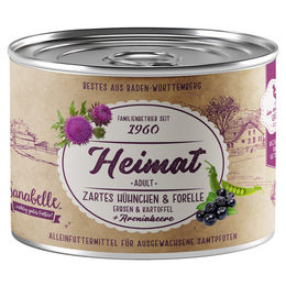 Sanabelle Heimat Katzen Nassfutter Adult Huhn und Forelle Stückchen in Sauce getreidefrei 12x200 g - 12 x 200 g – Bild 1 von 3