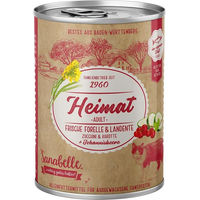 Produktbild von Sanabelle Heimat Nassfutter Adult Forelle und Ente Stückchen in Sauce getreidefrei 12x400g - 12 x 400 g