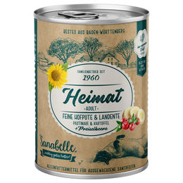 Sanabelle Heimat Nassfutter Adult Hund Pute und Ente Stückchen in Sauce getreidefrei 12x400g - 12 x 400 g – Bild 1 von 3