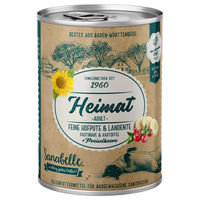 Produktbild von Sanabelle Heimat Nassfutter Adult Hund Pute und Ente Stückchen in Sauce getreidefrei 12x400g - 12 x 400 g