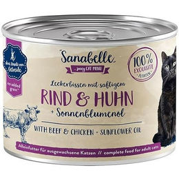 Sanabelle Hund Leckerli Nassfutter mit Rind und Huhn 195 g - 6 x 195 g – Bild 1 von 1