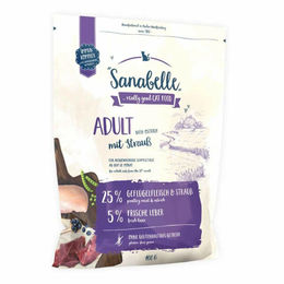 Produktbild von Sanabelle Hundefutter Adult Strauß 400g - 2 x 400 g
