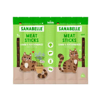 Produktbild von Sanabelle Katzen Leckerli Meat Sticks Lamm und Geflügel 560 g