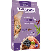Produktbild von Sanabelle Katzen Trockenfutter Adult mit Strauß und Huhn Monoprotein 8 kg - 8 kg
