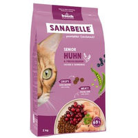 Produktbild von Sanabelle Katzen Trockenfutter Huhn für Senior Katzen ohne Zucker und Konservierungsstoffe 2x2 kg