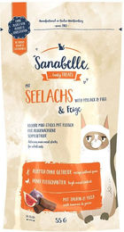 Sanabelle Katzensnack Seelachs und Geflügel für alle Altersstufen 3x55g – Bild 1 von 2