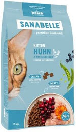 Produktbild von Sanabelle Kitten Trockenfutter Huhn ohne Zucker 2x2 kg - 2 x 2 kg