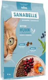 Produktbild von Sanabelle Kitten Trockenfutter Huhn ohne Zucker 2x8 kg - 2 x 8 kg