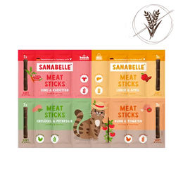 Sanabelle Meat Stick-Mix Hundeleckerli mit Rind, Huhn und Geflügel 40 g – Bild 1 von 1