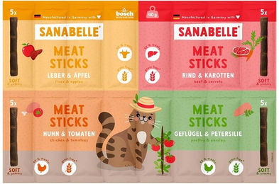 Sanabelle Meat Sticks Mix Hund 11x40 g – Bild 1 von 1