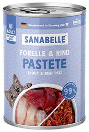 Sanabelle Nassfutter Leckerbissen mit Forelle und Rind für Katzen Adult Getreidefrei 6 x 400 g – Bild 1 von 7
