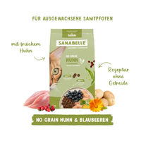 Produktbild von Sanabelle No Grain Katzenfutter Huhn getreidefrei Adult 8 kg - 8 kg