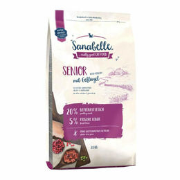 Sanabelle Senior Katzen Trockenfutter Geflügel getreidefrei und glutenfrei 2000g - 2 kg – Bild 1 von 2
