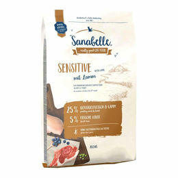 Sanabelle Sensitive Katzentrockenfutter Lamm und Geflügel glutenfrei und zuckerfrei 10kg - 10 kg – Bild 1 von 2
