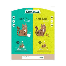 Sanabelle Snack Tetraeder Mix Dental und Hairball für Katzen – Bild 1 von 1