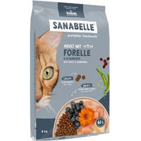 Produktbild von Sanabelle Trockenfutter für Katzen Adult Forelle ohne Zucker und Farbstoffe 2x8 kg - 2 x 8 kg