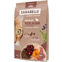 Produktbild von Sanabelle Trockenfutter für Katzen Adult Indoor mit Geflügel ohne Zucker und Farbstoffe 2x8 kg