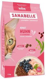 Produktbild von Sanabelle Trockenfutter Katze Adult Huhn ohne Farb- und Aromastoffe und ohne Zucker 2x2 kg - 2 x 2 kg