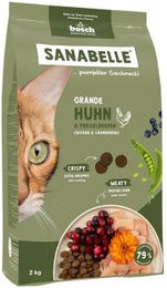 Produktbild von Sanabelle Trockenfutter Katze Adult Huhn ohne Zucker 2x2 kg - 2 x 2 kg