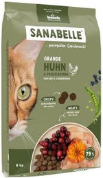 Produktbild von Sanabelle Trockenfutter Katze Adult Huhn ohne Zucker 2x8 kg